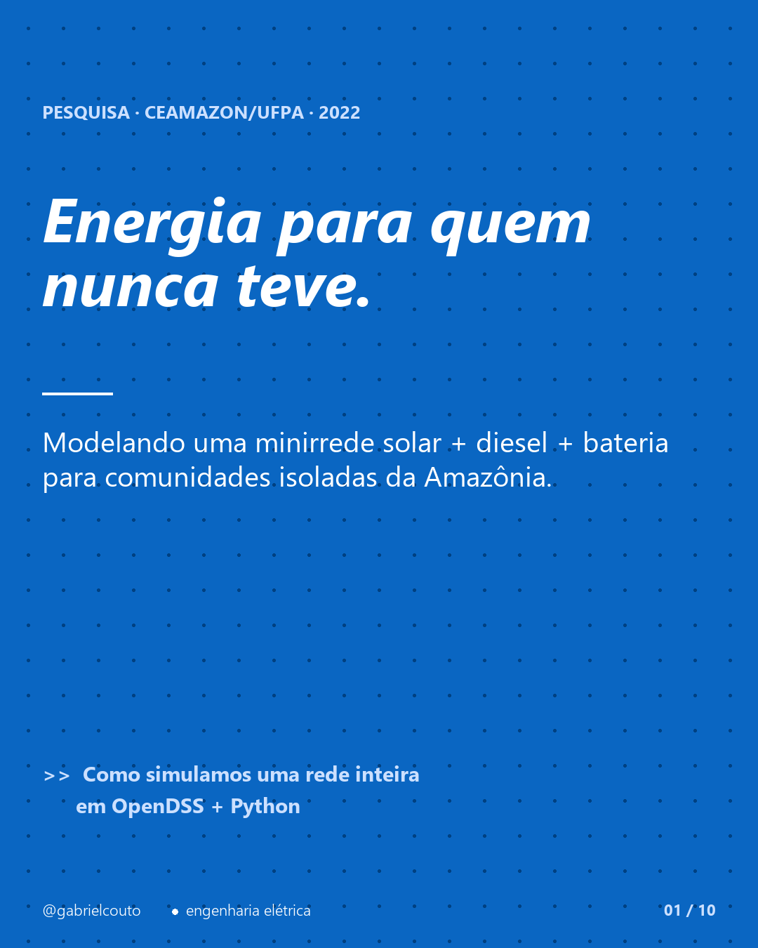 Slide 1 — Energia para quem nunca teve